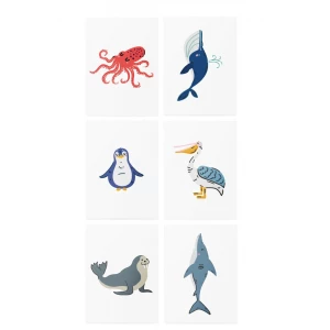 Набір тату для тіла TATTon.me Ocean Animals AR Set (4820191131774)