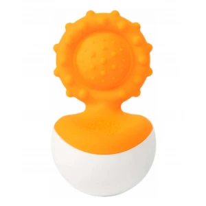 Прорізувач-неваляшка Fat Brain Toys Dimpl wobl помаранчевий (F2172ML)